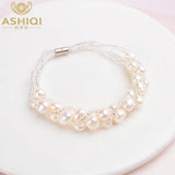 Freshwater Pearl Bracelet Glass Beads