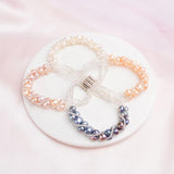 Freshwater Pearl Bracelet Glass Beads