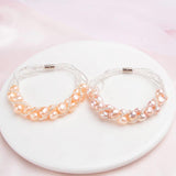 Freshwater Pearl Bracelet Glass Beads