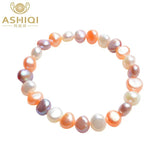 Baroque Pearl Charm Bracelet Vintage Jewelry