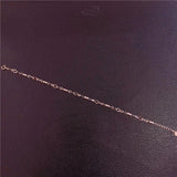 Rose Gold Geometric Bracelet Set for Women