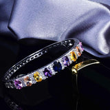 Women's Hollowed Out Diamond Plated Bracelet Retro Style