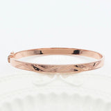 14k Rose Geometric Charm Bracelet for Women