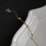 925 Silver Plated Zircon Twist Bracelet Wedding Party Jewelry