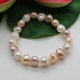 Colorful Baroque Pearl Bracelet for Women Wedding 8-9mm