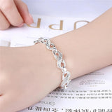 925 Silver Dragon Chain Bracelet Charm Wedding Engagement Jewelry