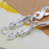 925 Silver Dragon Chain Bracelet Charm Wedding Engagement Jewelry