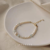 14K Filled Baroque Pearl Bracelet for Women