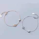 925 Sterling Silver Pentagram Star of David Bracelet