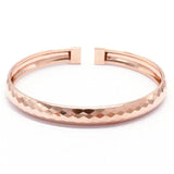 Rose Gold Plated Geometric Charm Bracelet for Women