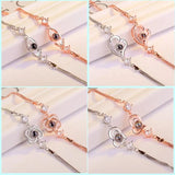 European Woman 18KT Heart LOVE Bracelet