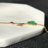 Chinese Retro Charm Lady Silver Jewelry Bracelet