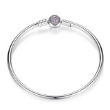 925 Silver Heart Bracelet Women's Jewelry