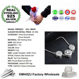 OL Silver Beads Zircon 925 Silver Bracelet