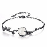 Vintage Wild Woman Girl Party Gift 925 Silver Bracelet SZ96