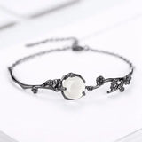 Vintage Wild Woman Girl Party Gift 925 Silver Bracelet SZ96