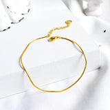 925 Silver Snake Chain Friendship Bracelet YBR152