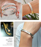 Paramitta Heart Sutra 999 Sterling Silver Bracelet Adjustable SZ55