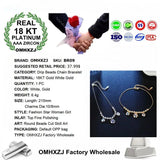 18KT Drip Beads Bracelet for Wedding Party Gift
