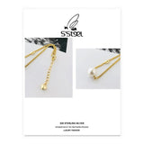 925 Sterling Silver Chain Shell Pearl Bracelet for Women