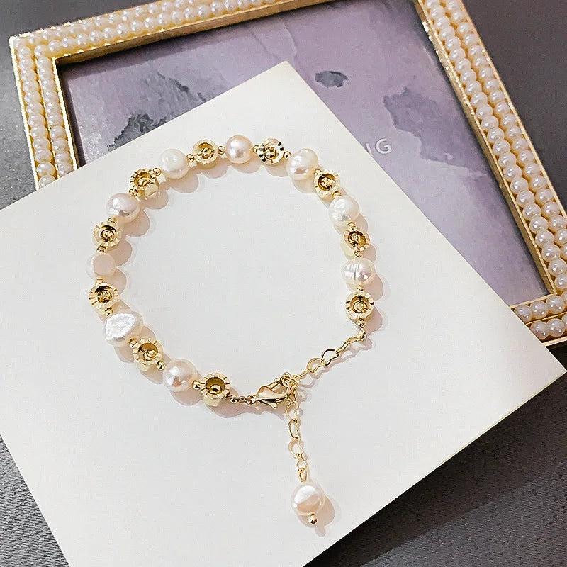 Women's Freshwater Pearl Adjustable Bracelet, Light Jewelry
