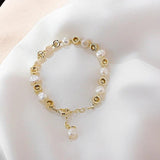 Women's Freshwater Pearl Adjustable Bracelet, Light Jewelry