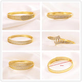 Bangrui Zircon Bangle Bracelet Micro Inlaid Zirconia Bangles