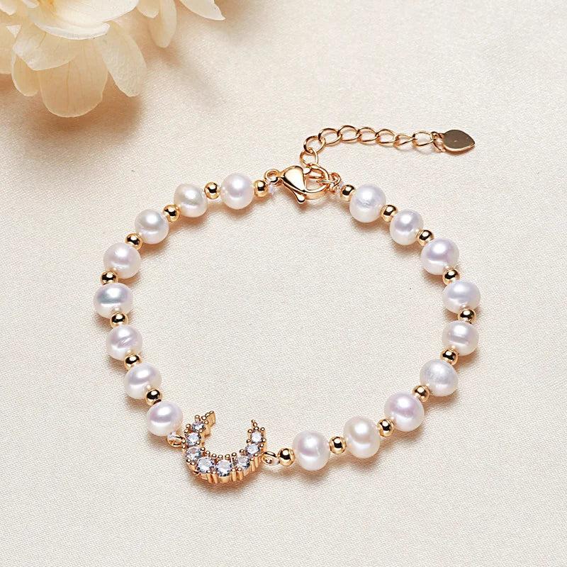 5-6mm Multicolor Freshwater Pearl Bracelet