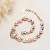 5-6mm Multicolor Freshwater Pearl Bracelet