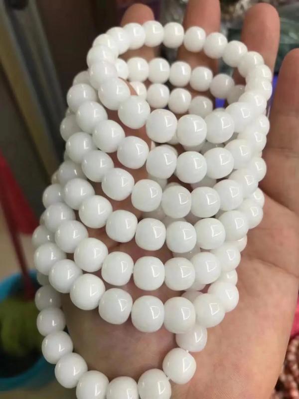 Jade Stone Beaded Bracelet for Men and Women