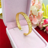Ethnic Style Coin Bracelet 24k Plated