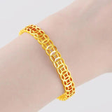 Ethnic Style Coin Bracelet 24k Plated