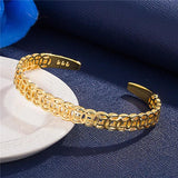 Ethnic Style Coin Bracelet 24k Plated