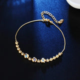 18KT Beads Chain Bracelet for Party Wedding Gift
