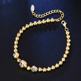 18KT Beads Chain Bracelet for Wedding Gift