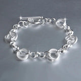 925 Sterling Silver Bracelet BR54 Party Wedding Gift