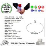 925 Sterling Silver LOVE Bracelet BR92