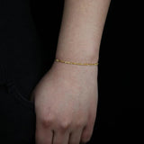 925 Silver 2mm Chain Bracelet Women Cuban Link Silver Bracelets