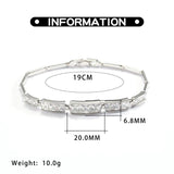 CZ Women's Cuff Bracelet