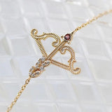 925 Silver Plated Cupid's Arrow Bracelet for Women