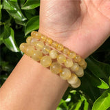 Natural Rutilated Quartz Bracelet Crystal Healing Stones Jewelry