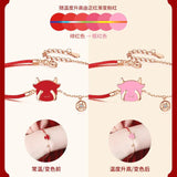 Year of Ox Red Hand Rope Birthday Bracelet