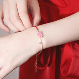 Year of Ox Red Hand Rope Birthday Bracelet