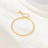 SOMILIA Snowflake Bracelet 925 Sterling Silver Rose Golden Water Jewelry