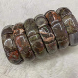 Rainforest Agate Beads Bracelet for Women and Men