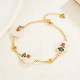 Vintage RUYI Cloud 18KT Chain Bracelet