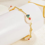 Vintage RUYI Cloud 18KT Chain Bracelet