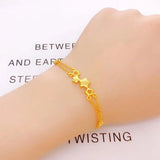 European Hot Fine Woman Star 24KT Bracelet Bangle