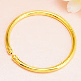 European Hot Fine Woman Girl 24KT Bracelet Bangle