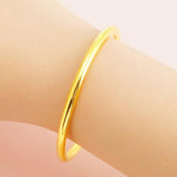 European Hot Fine Woman Girl 24KT Bracelet Bangle